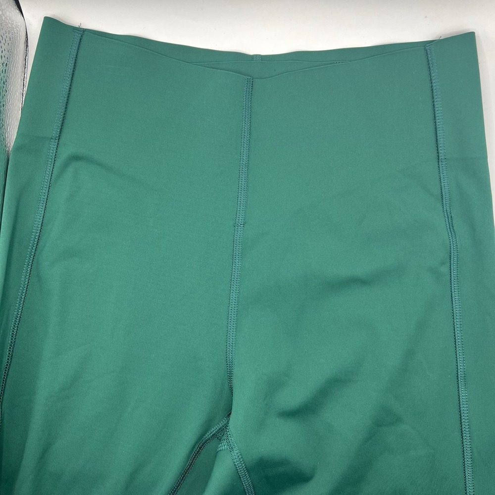 PINK VS Solid Green Skinny Leggings Medium Polyamide Blend Women's Activewear - Picture 2 of 7